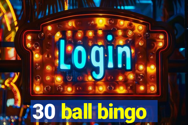 30 ball bingo