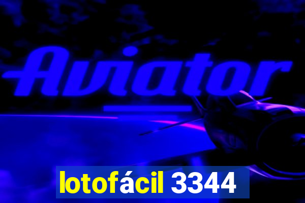 lotofácil 3344