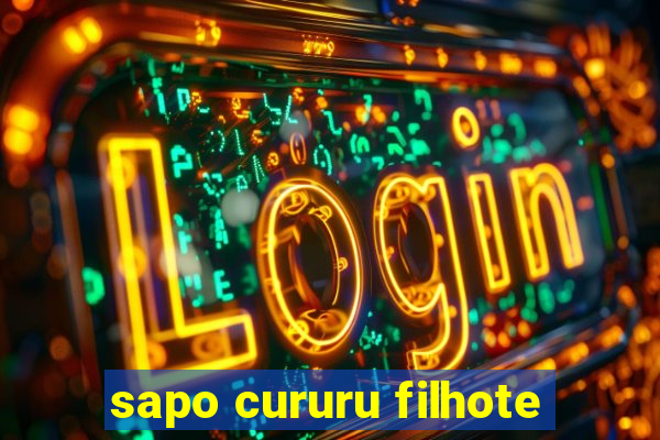 sapo cururu filhote