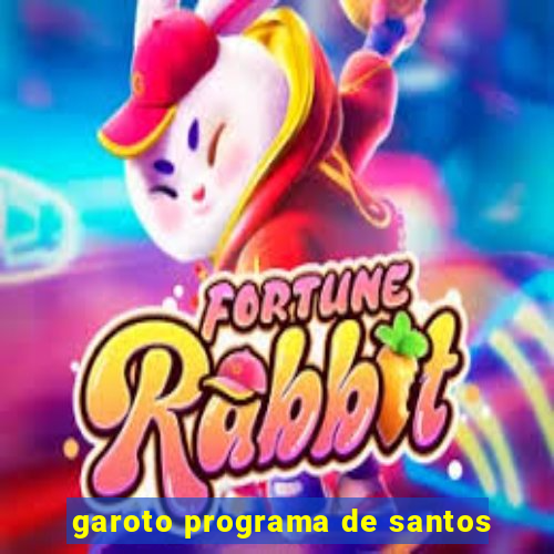 garoto programa de santos