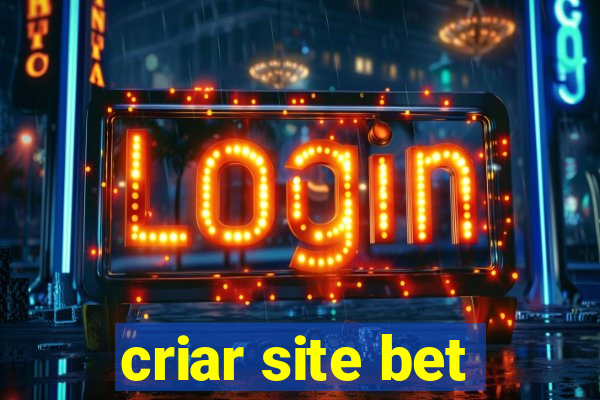 criar site bet