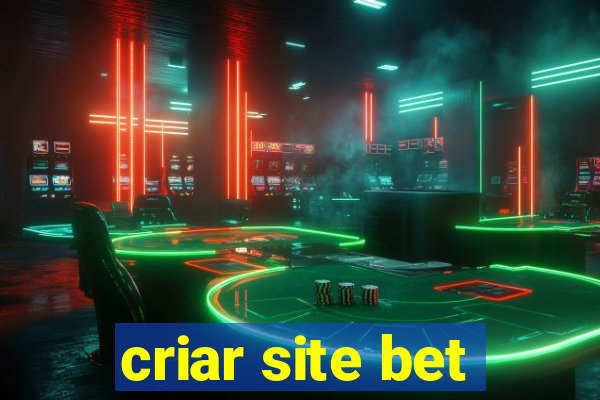 criar site bet