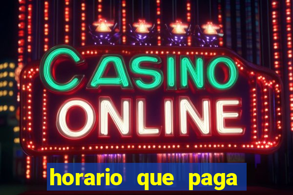 horario que paga fortune tiger