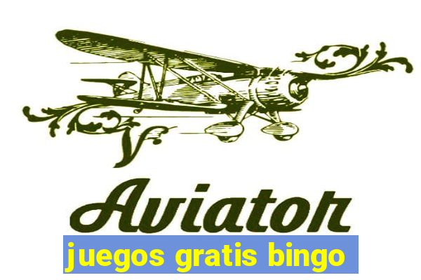 juegos gratis bingo