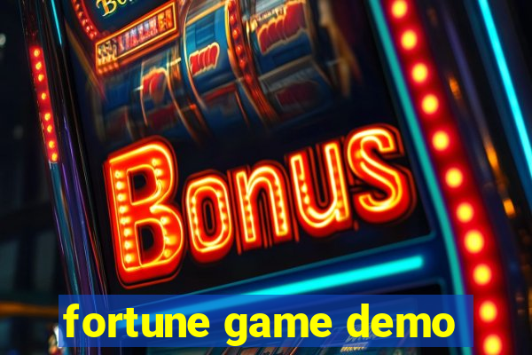 fortune game demo