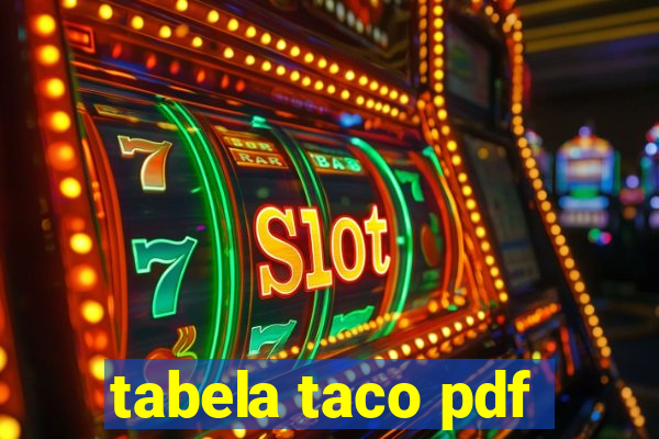 tabela taco pdf