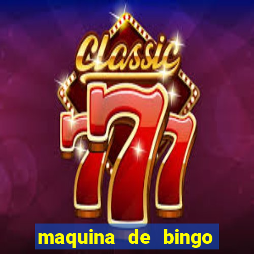 maquina de bingo show ball