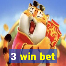 3 win bet